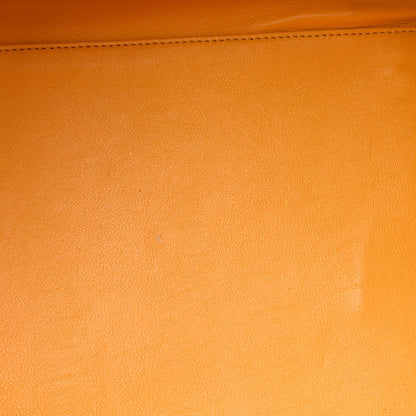 Celine Grained Calfskin Medium Phantom Luggage Saffron 11 of 14