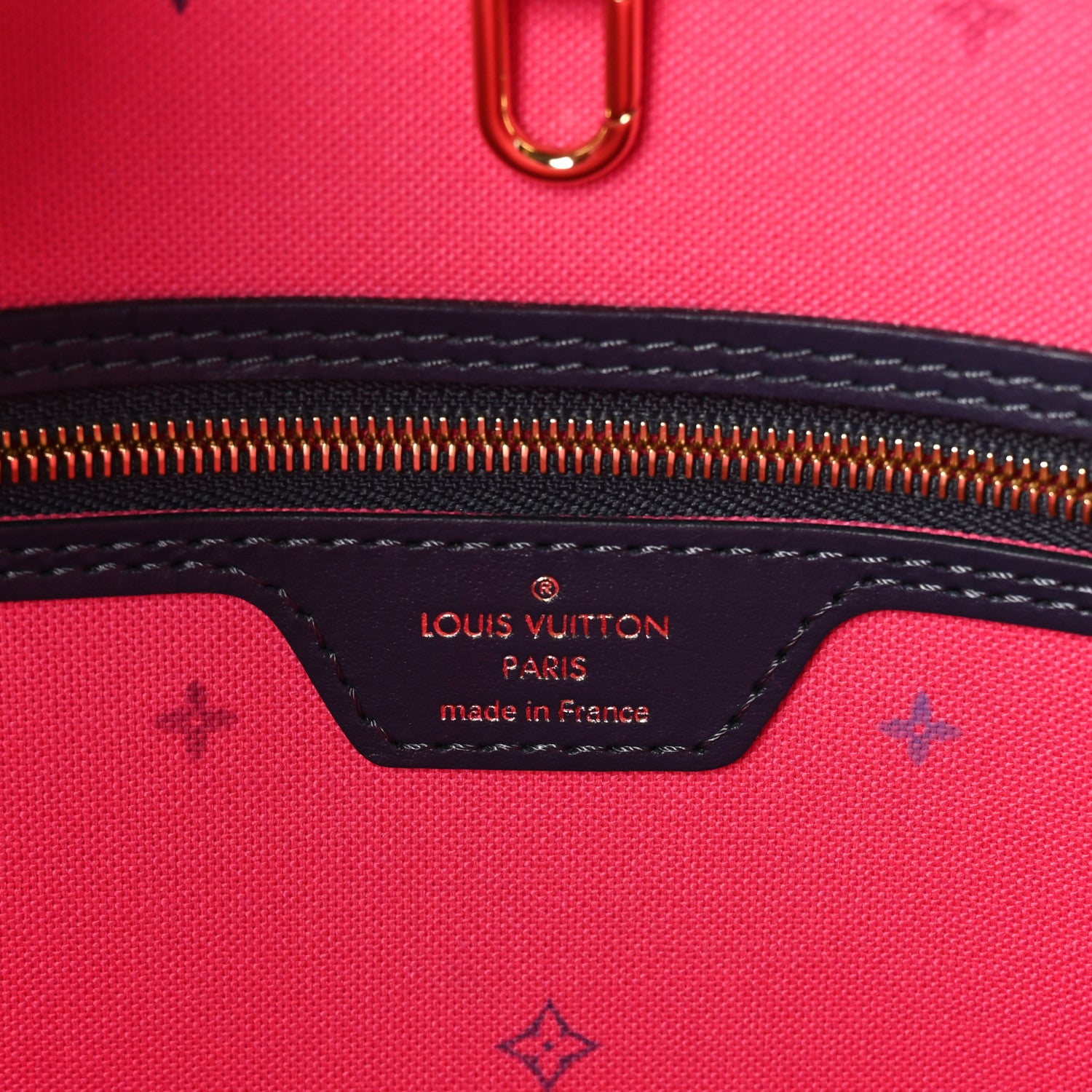 Louis Vuitton Monogram Giant Spring In The City Neverfull MM Midnight Fuchsia 7 of 10