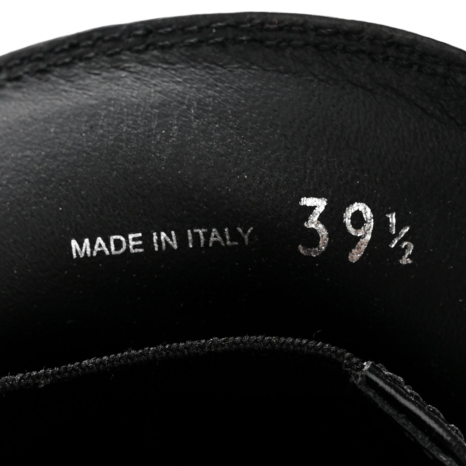 Prada Spazzolato Metal Triangle Logo 50mm Loafers 39.5 Black 8 of 19