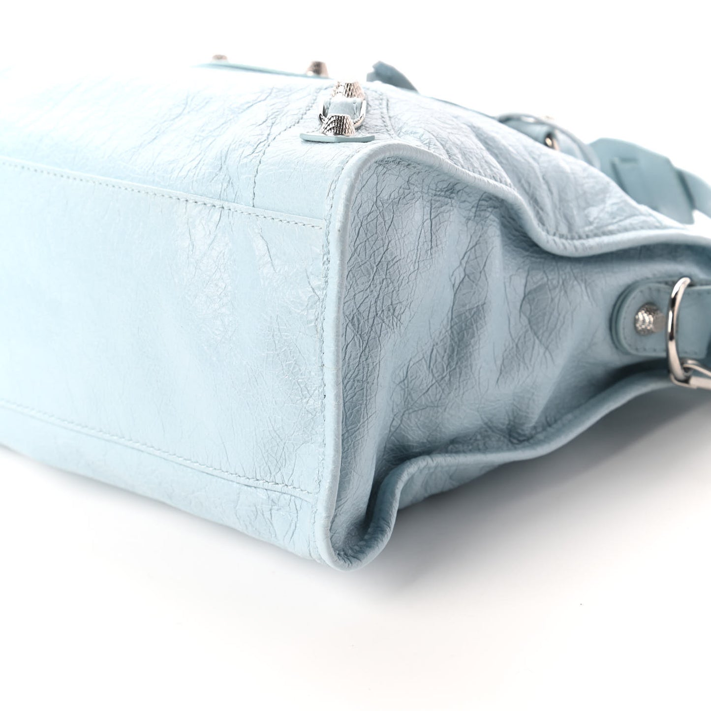 Agneau Giant 12 Silver Hardware City Bleu Dragee