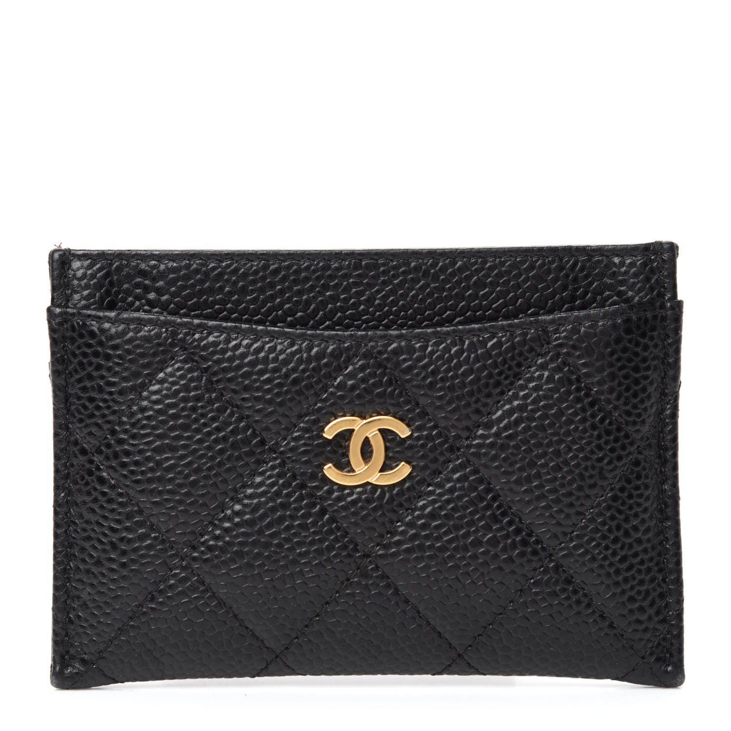 Chanel Caviar Quilted Card Holder Black 1 of 8