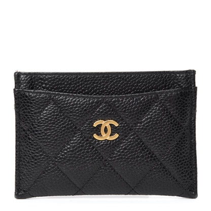 Chanel Caviar Quilted Card Holder Black 1 of 8
