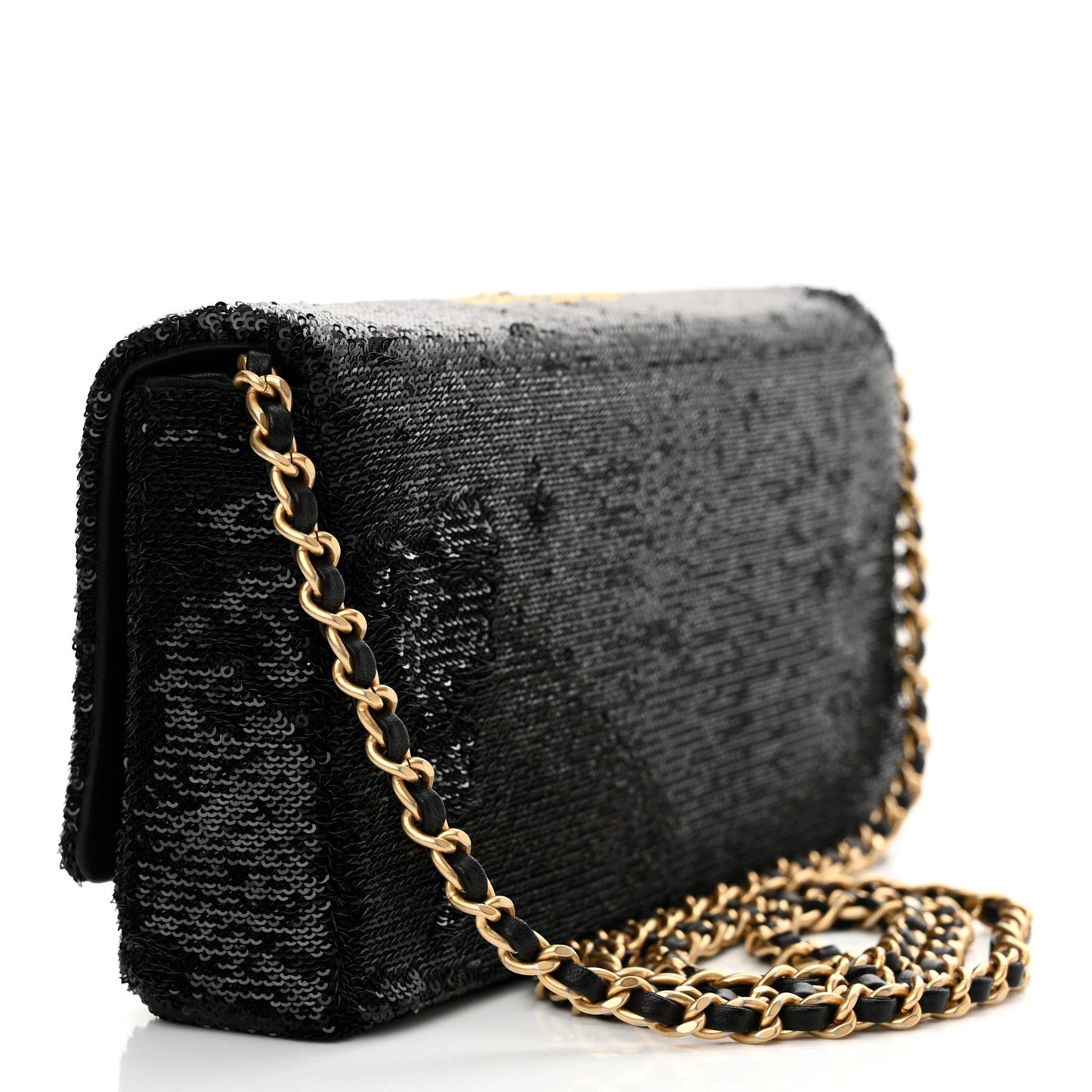 Sequin Paris Cosmopolite Dare To Disturb Flap Black Gold