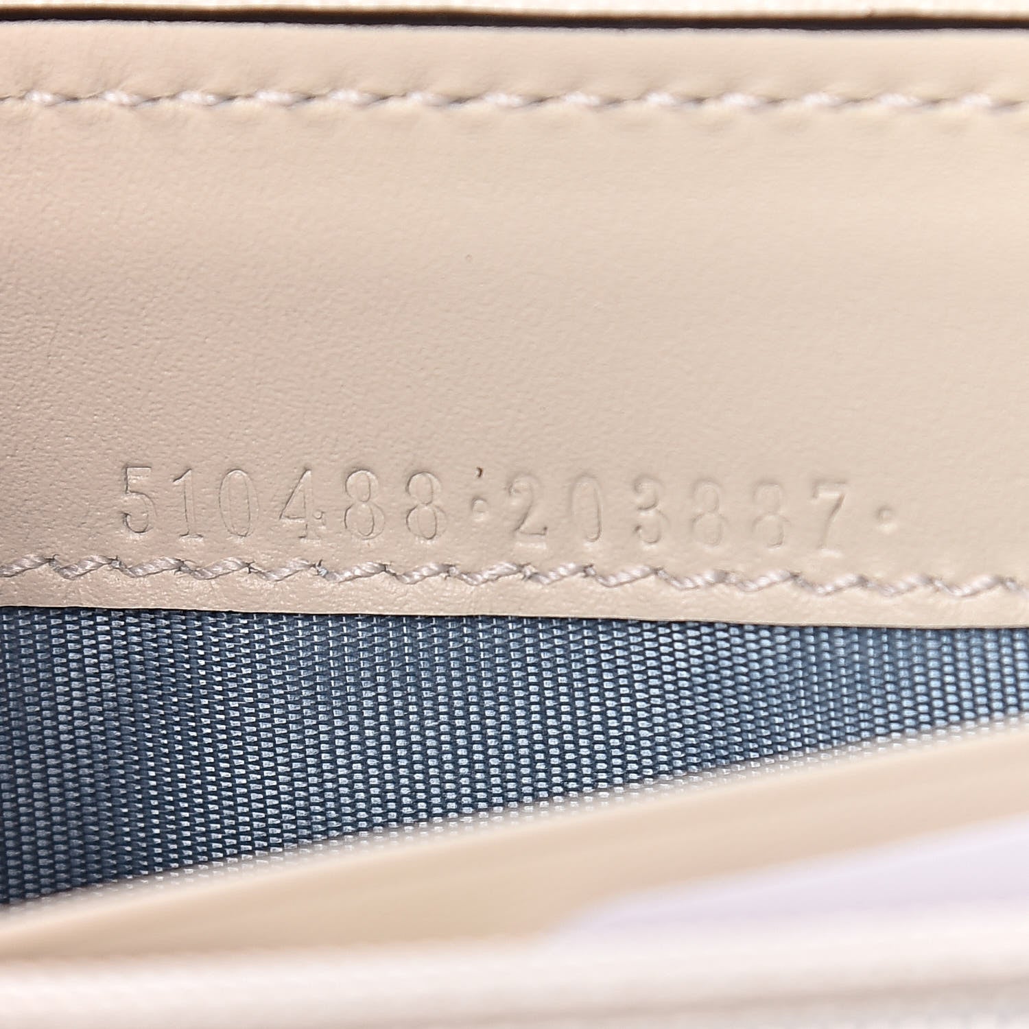 Gucci X SEGA Calfskin GUCCY Stars Zip Around Wallet Mystic White Gold 7 of 8