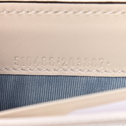 Gucci X SEGA Calfskin GUCCY Stars Zip Around Wallet Mystic White Gold 7 of 8
