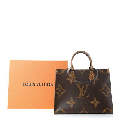 Louis Vuitton Reverse Monogram Giant Onthego MM 10 of 10