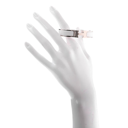 Hermes Enamel Narrow Clic Clac H Bracelet PM White 2 of 4