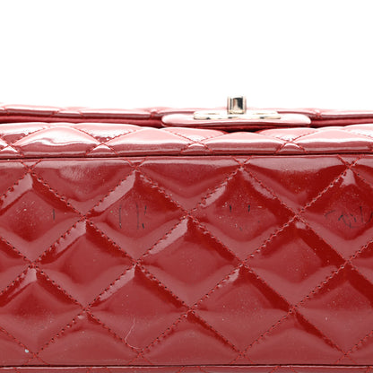 Chanel Patent Quilted Maxi Double Flap Red 16 of 16