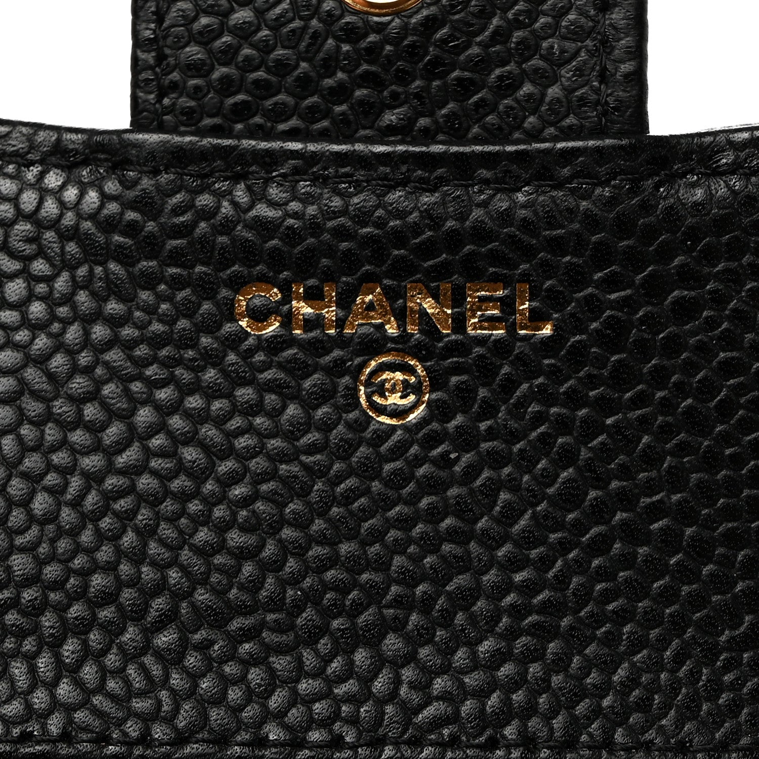 Chanel Caviar Quilted Compact Flap Wallet Black 6 of 9