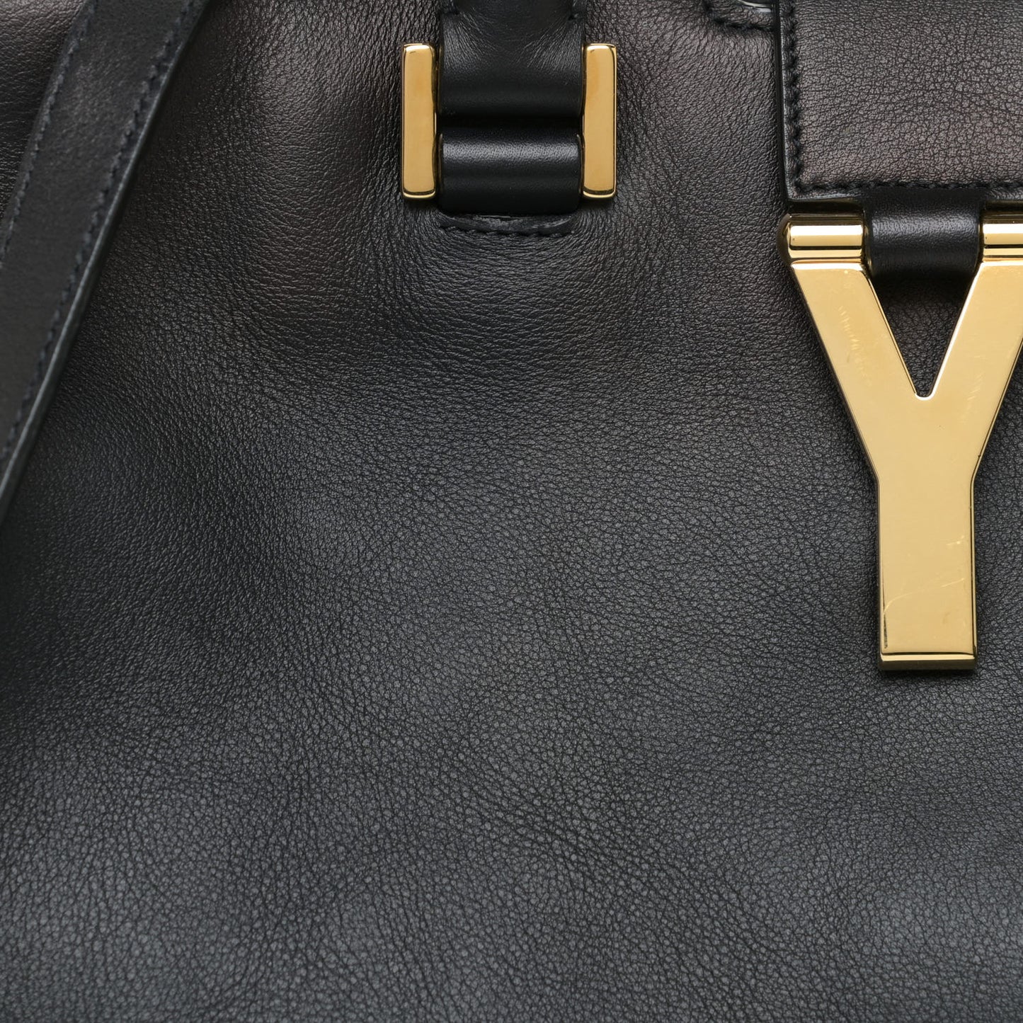 Calfskin Small Classic Y Cabas Black