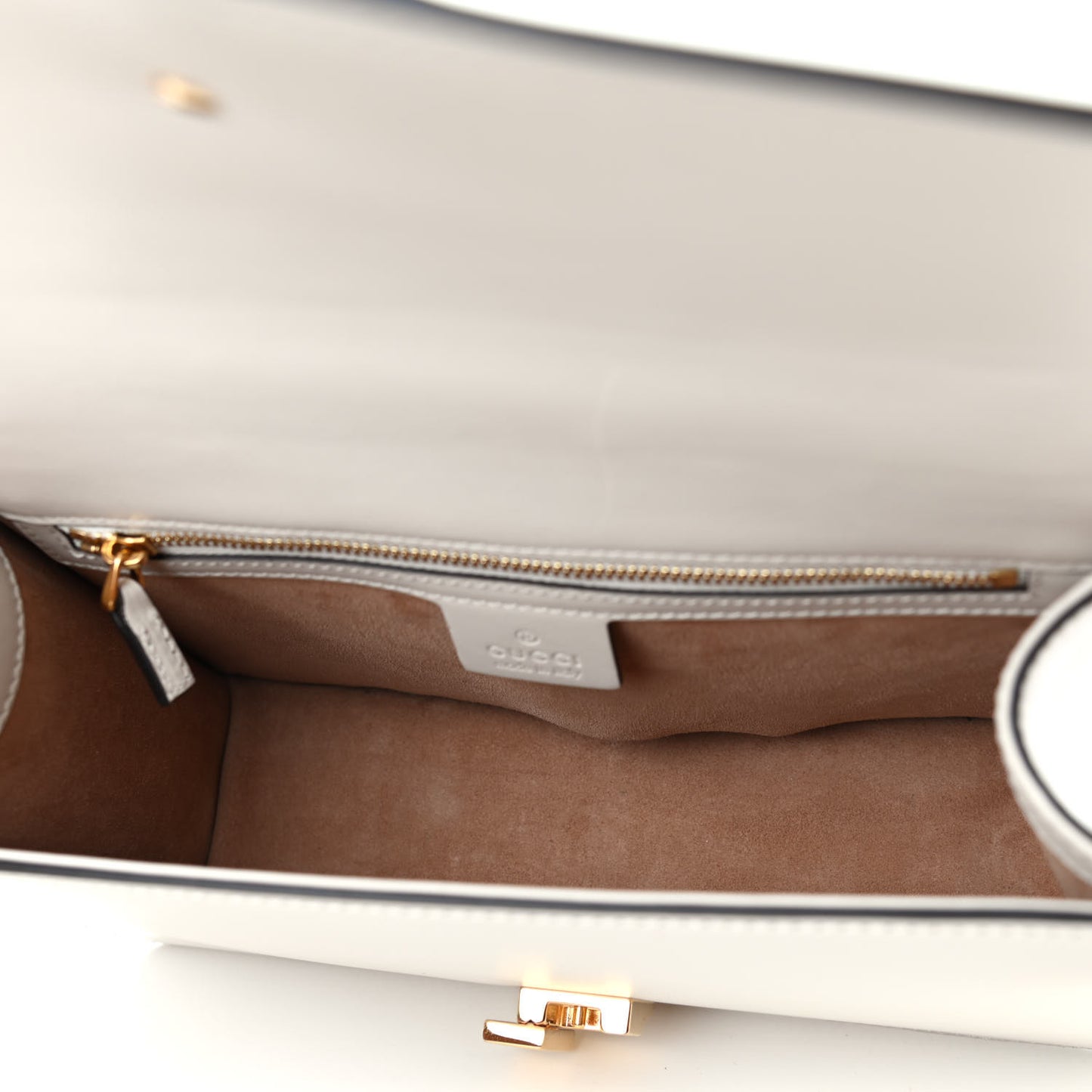 Calfskin Small Sylvie Shoulder Bag Off White