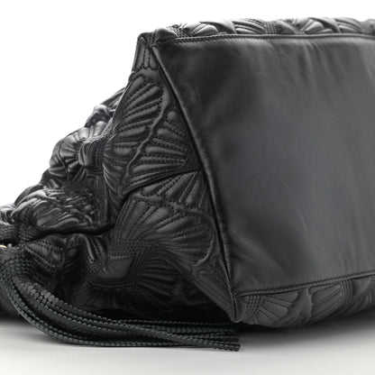 Chanel Calfskin Embroidered Ca D'Oro Tote Black 9 of 11
