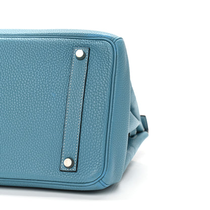 Hermes Togo Birkin 35 Blue Jean 10 of 13