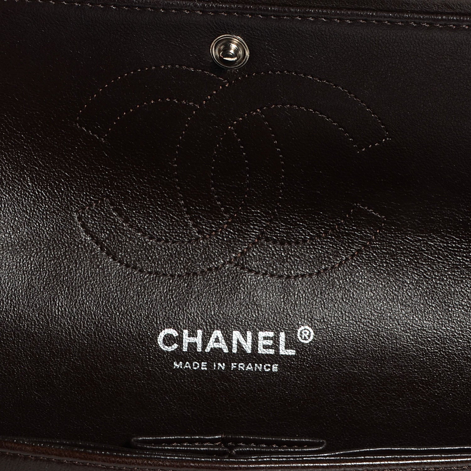 Chanel Lambskin Medium Double Flap Brown 7 of 9