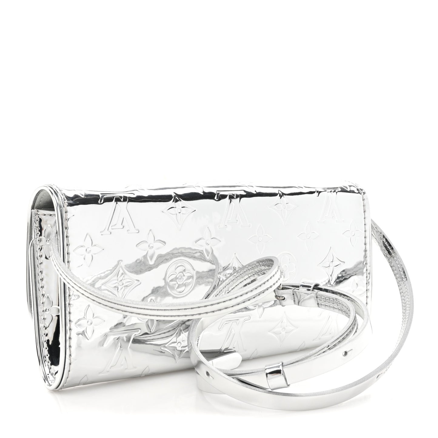 Monogram Miroir Pochette Twin Silver
