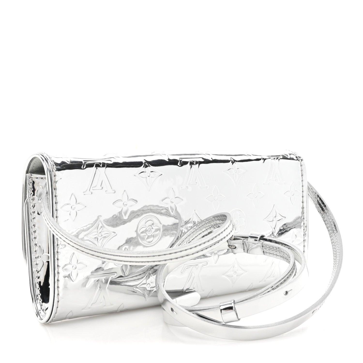Louis Vuitton Monogram Miroir Pochette Twin Silver 3 of 10