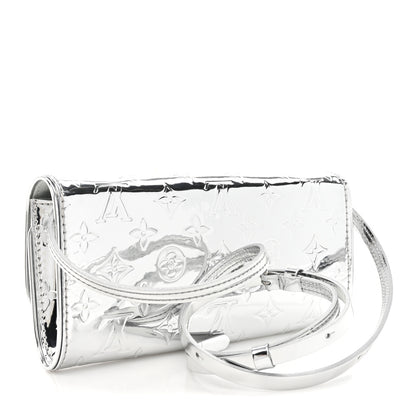 Louis Vuitton Monogram Miroir Pochette Twin Silver 3 of 10