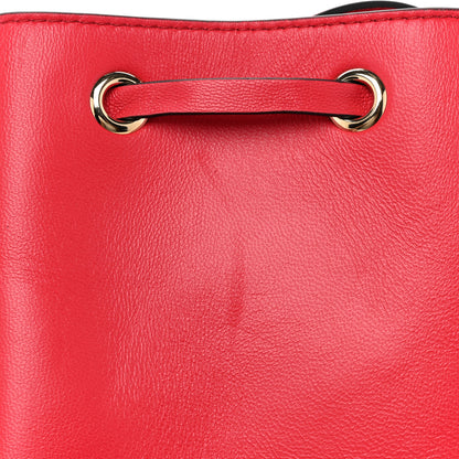 Valentino Garavani Nappa Mini Vlogo Bucket Bag Rouge Pur 12 of 12