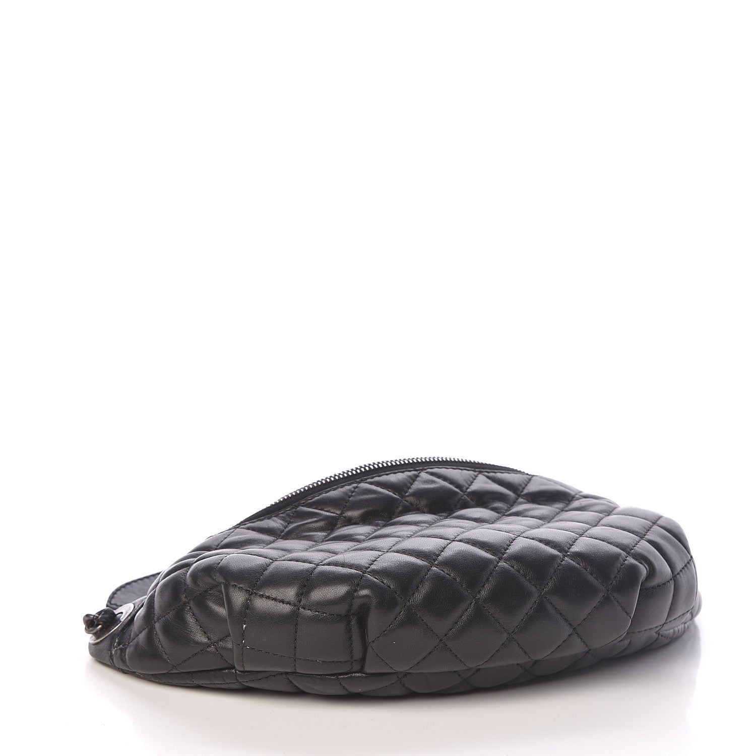 Chanel Calfskin Quilted Belt Me Up Waist Bag Black 4 of 10