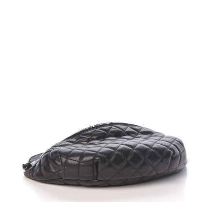 Chanel Calfskin Quilted Belt Me Up Waist Bag Black 4 of 10