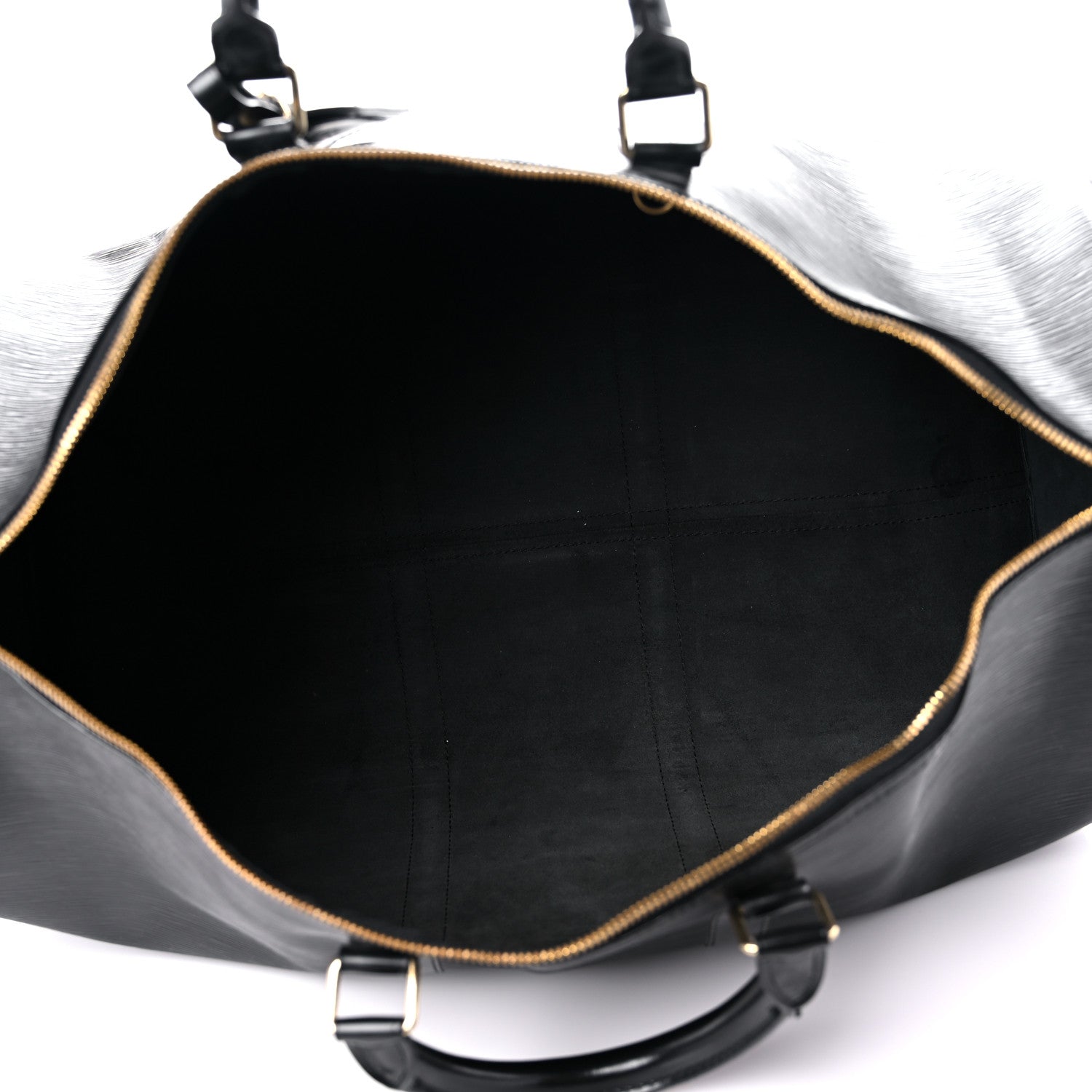 Louis Vuitton Epi Keepall 55 Black 5 of 30