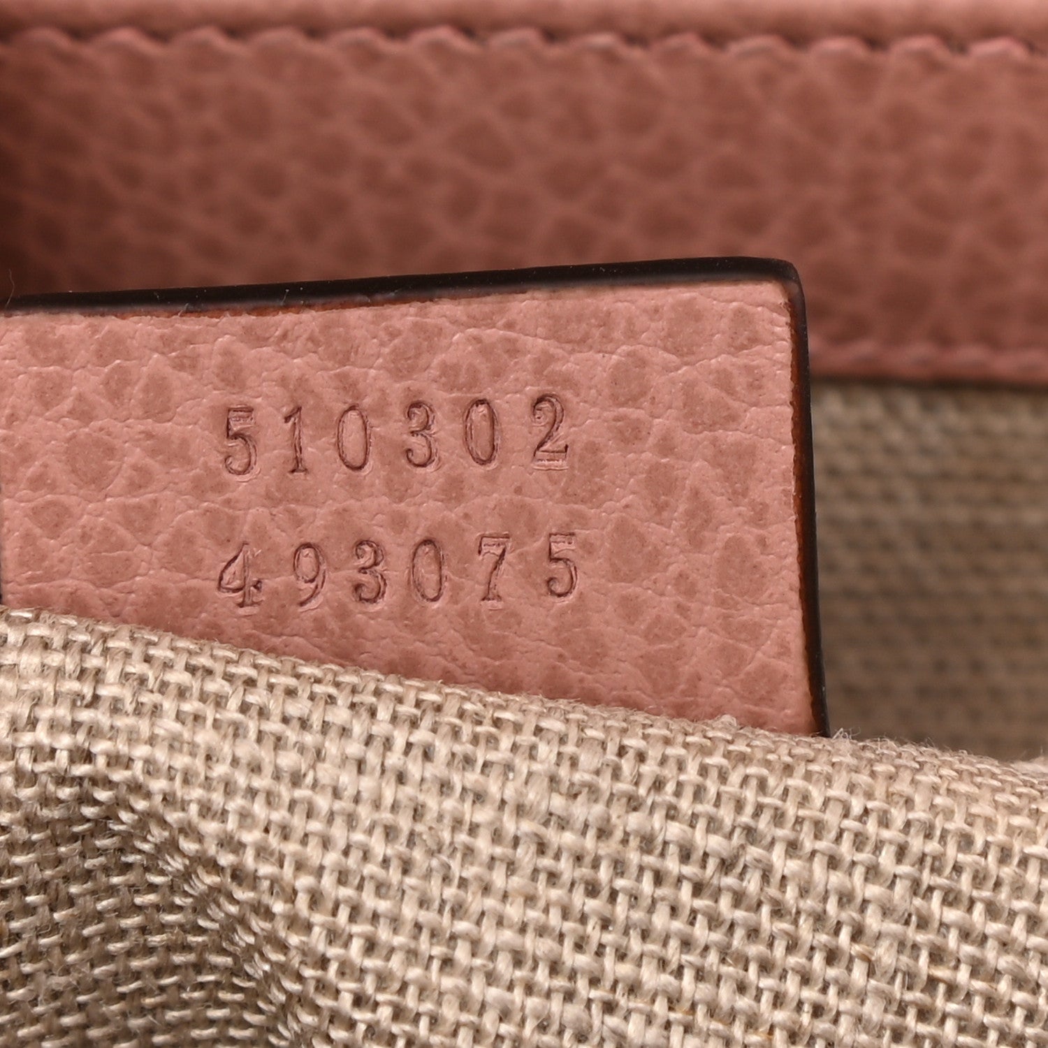 Gucci Dollar Calfskin Interlocking G Top Handle Shoulder Bag Soft Pink 7 of 9