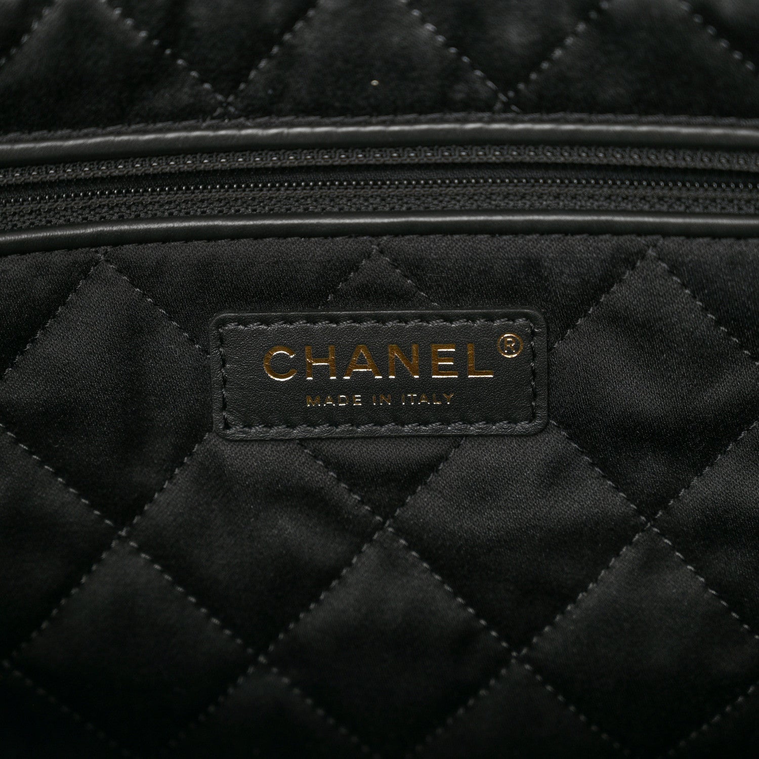 Chanel Shiny Calfskin Quilted Large Chanel 22 Black 7 of 10