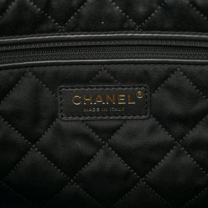 Chanel Shiny Calfskin Quilted Large Chanel 22 Black 7 of 10