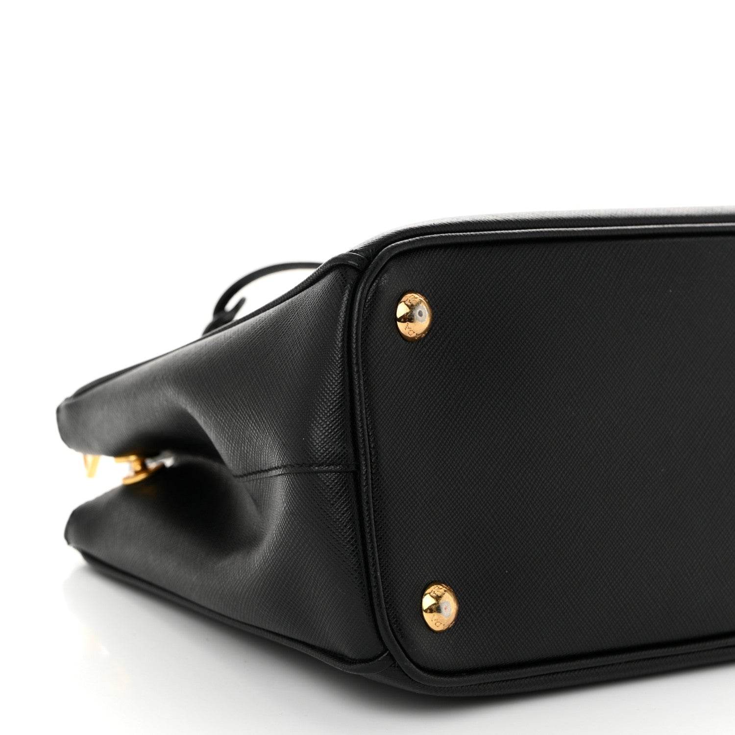Prada Saffiano Small Galleria Double Zip Tote Black 9 of 10