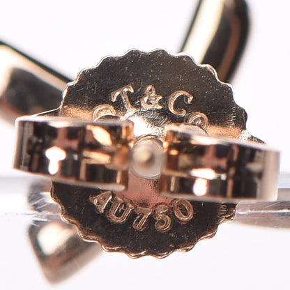Tiffany 18K Rose Gold Small Paloma's Graffiti X Earrings 5 of 5