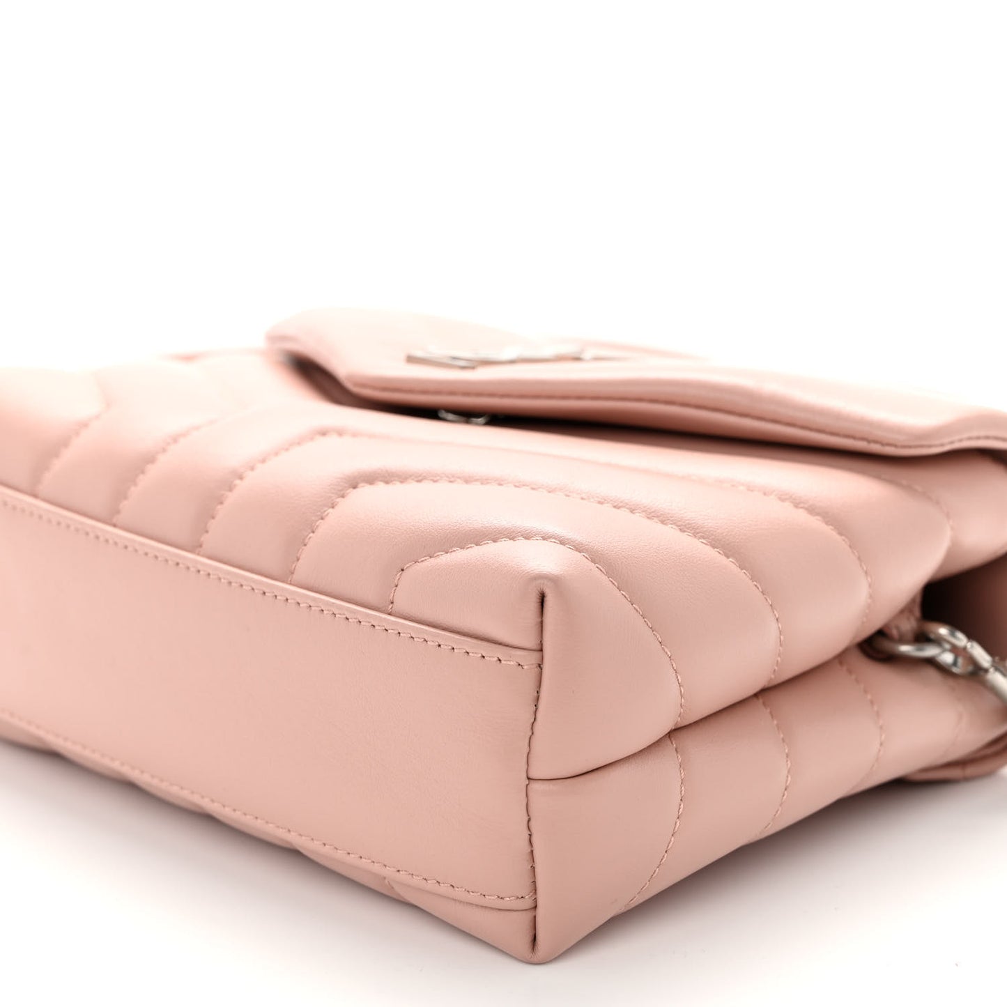 Calfskin Y Quilted Monogram Toy Loulou Crossbody Bag Tender Pink