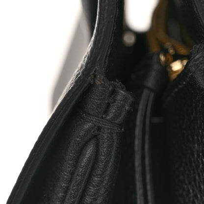 Salvatore Ferragamo Calfskin The Studio Bag Black 11 of 11