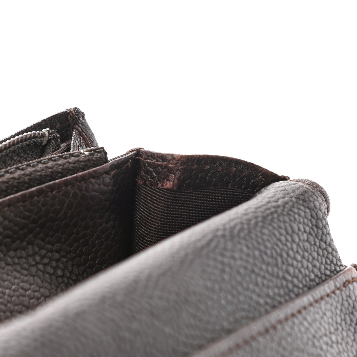 Caviar Timeless CC Yen Wallet Brown