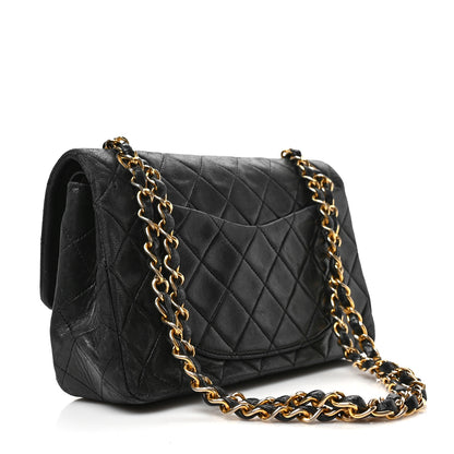Chanel Lambskin Quilted Small Double Flap Black 3 of 9