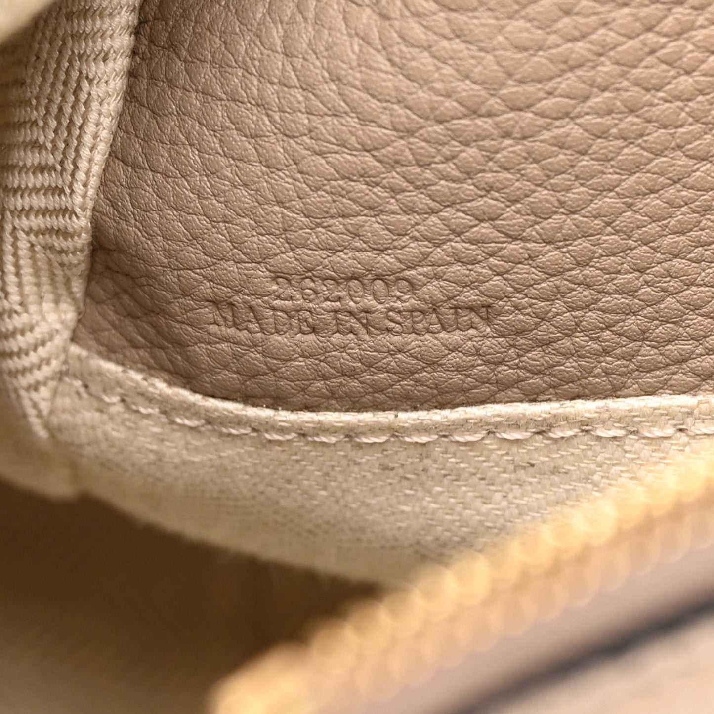 Grained Calfskin Small Puzzle Bag Sand Mink