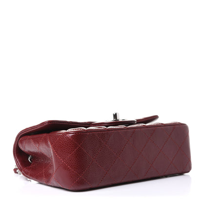 Chanel Caviar Quilted Mini Rectangular Flap Dark Red 4 of 11