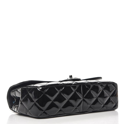Chanel Patent Quilted Large Coco Shine Flap Black 5 of 9