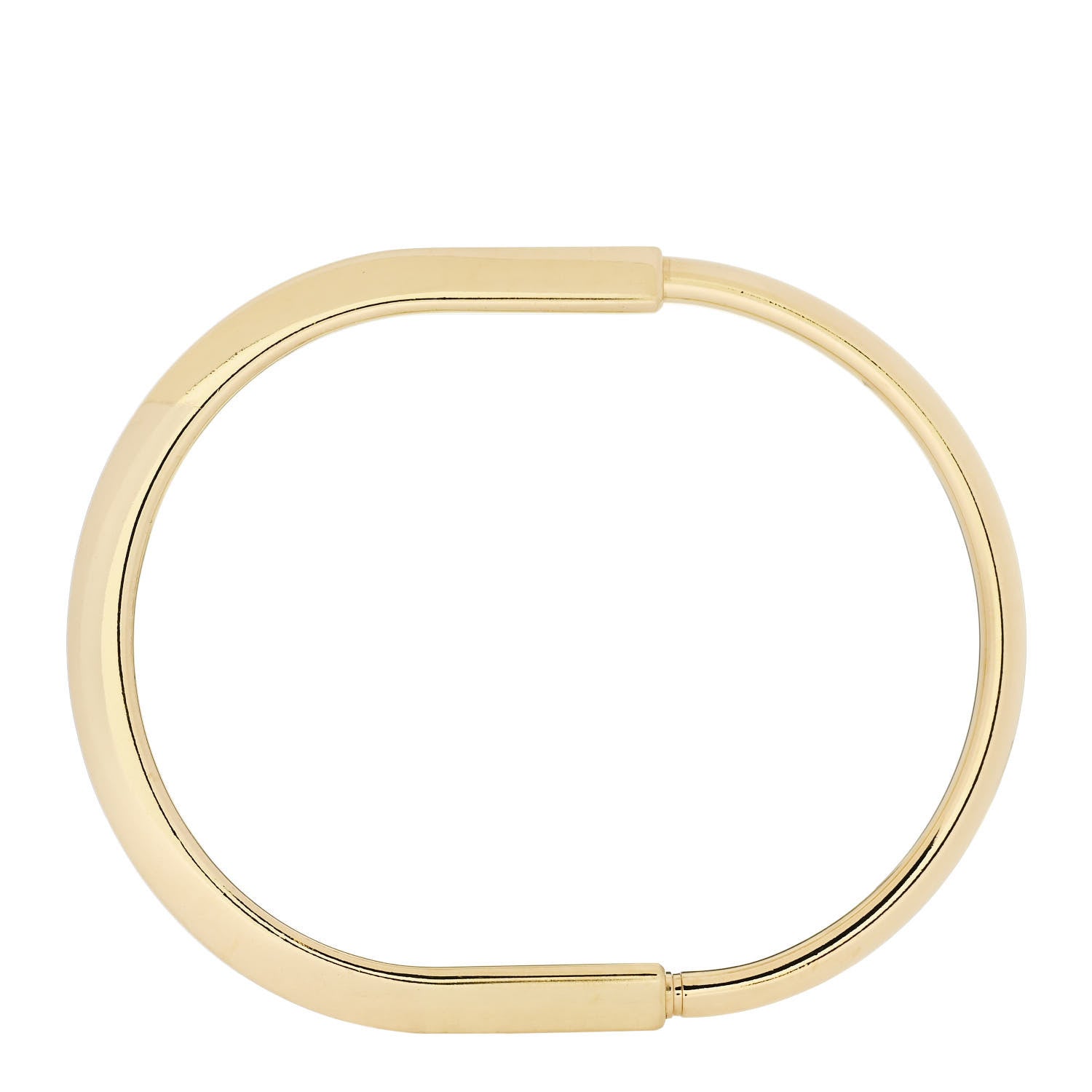 Tiffany 18K Yellow Gold Tiffany Lock Bangle Bracelet 3 of 5