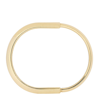 Tiffany 18K Yellow Gold Tiffany Lock Bangle Bracelet 3 of 5