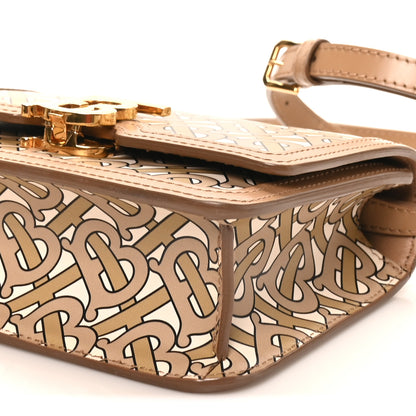 Burberry Calfskin Monogram Mini TB Bag Beige 8 of 8