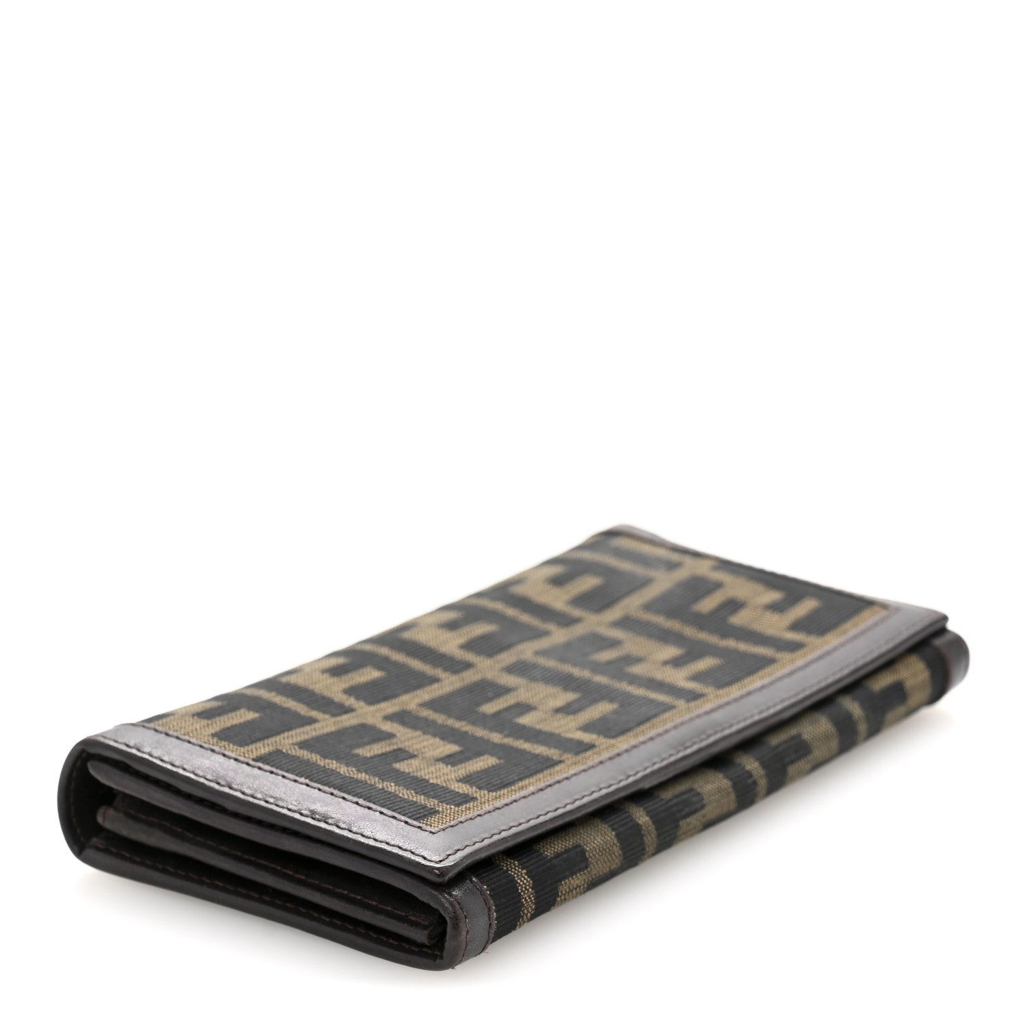 Fendi Zucca Continental Wallet Tobacco 4 of 11