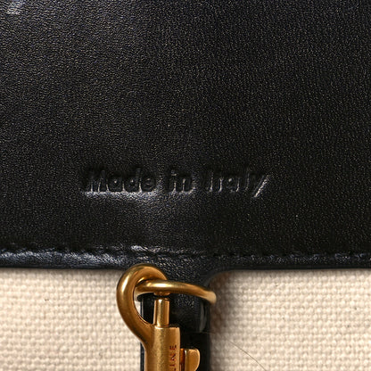 Celine Canvas Large Bucket Bag Black White 6 of 13