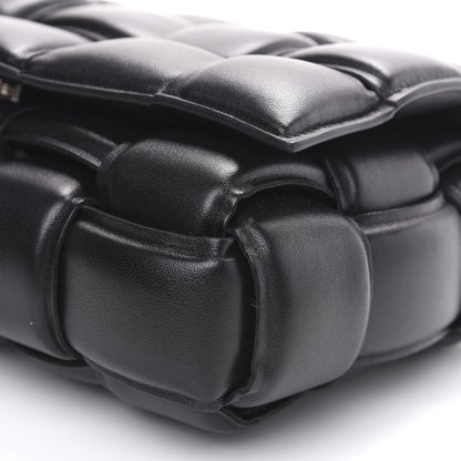 Bottega Veneta Lambskin Maxi Intreccio Padded Chain Cassette Crossbody Bag Black 7 of 7