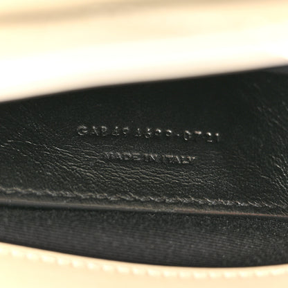 Saint Laurent Calfskin Y Quilted Monogram Small Loulou Chain Satchel Crema Soft 7 of 14
