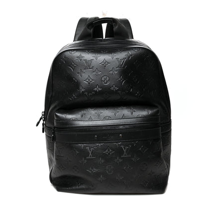Louis Vuitton Calfskin Monogram Shadow Sprinter Backpack Black 1 of 15