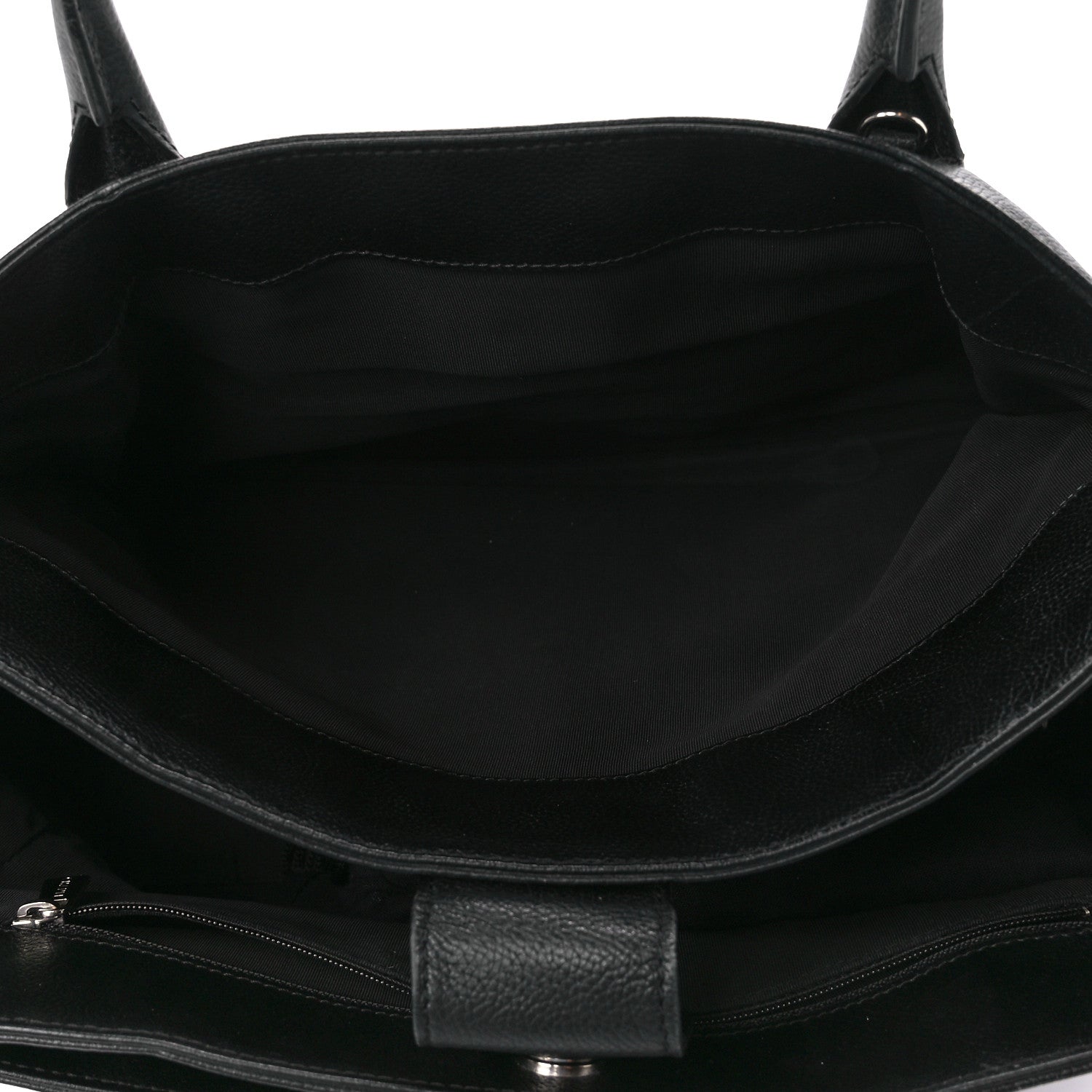Chanel Calfskin Cerf Executive Shopper Tote Black 6 of 18