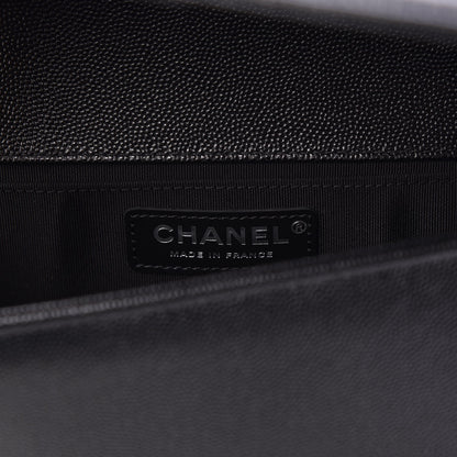 Chanel Caviar Quilted Medium Boy Flap Black 6 of 8