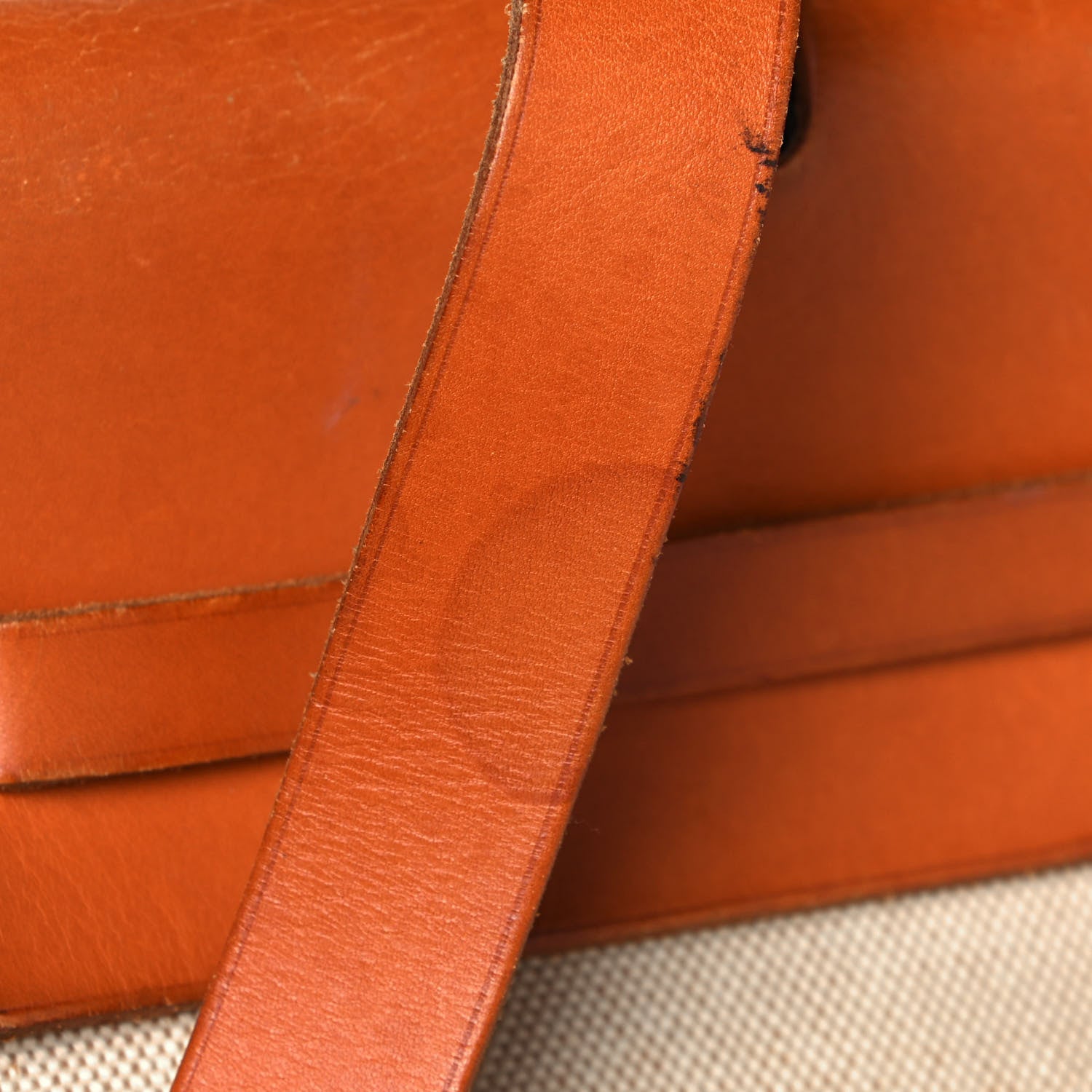 Hermes Toile Vache Calfskin Herbag 39 MM Natural 18 of 21
