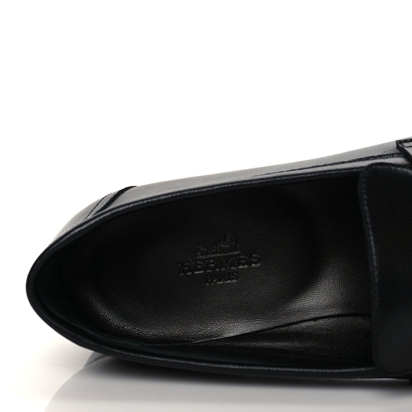 Goatskin Womens Royal Loafers 36.5 Black