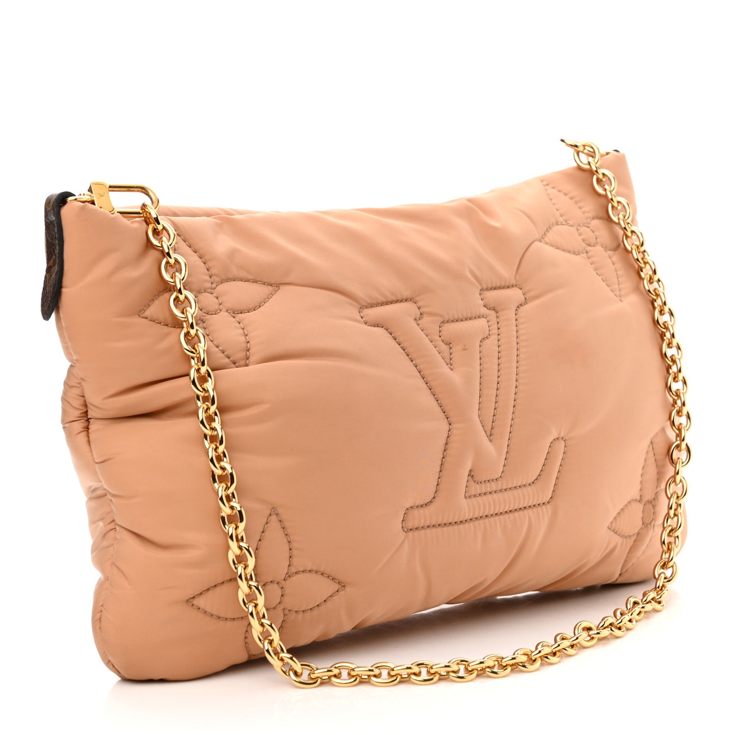 Econyl Monogram Pillow Maxi Multi Pochette Accessories Mini Pochette Beige